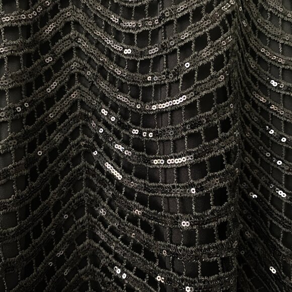 NWT Lulu's Black Sequin Mini Dress, Size Small - Picture 13 of 14